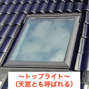 トップライト　瓦